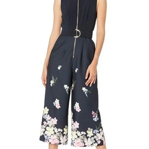 Ted Baker London Cosetee Pergola Front Zip Jumpsuit. Size 1.